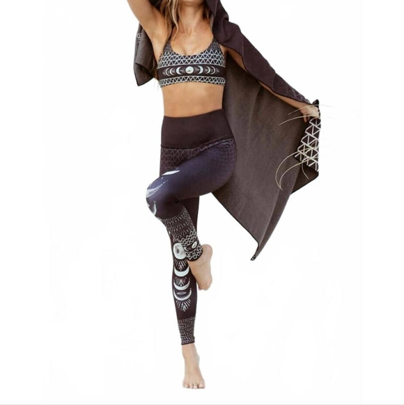 Onzie Black and White Sports Bra - Picture 6 of 6